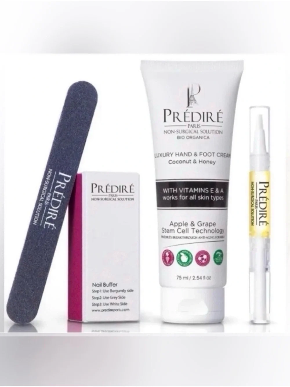 Prédiré NIB Lionails Luxury Manicure Set- 4 Piece Set